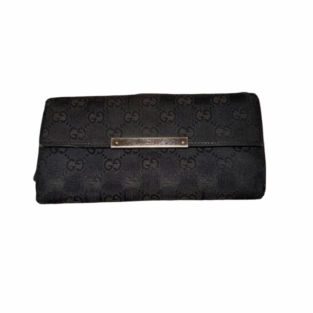 Gucci Authentic Vintage GG Monogram Long Wallet